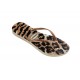 Tong havaianas logo metallico rosa chiaro