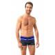 CBK shorty boxer blu costume da bagno striscia azzurro